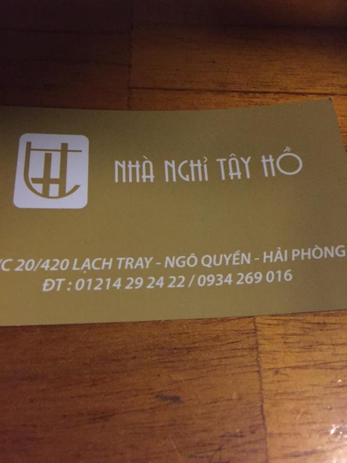Motel Tay Ho Hải Phòng Extérieur photo